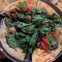 Pizza at Natural Oasis Cafe in Rochester