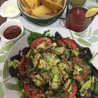 Ensalada variada at A Porta Verde in Santiago De Compostela