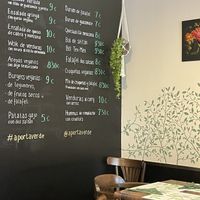 The menu at A Porta Verde in Santiago De Compostela
