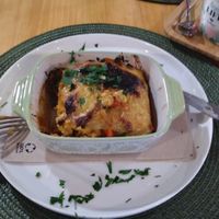 Yummy vegan lasagna 😋 at A Porta Verde in Santiago De Compostela