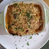 Vegan lasagna   at A Porta Verde in Santiago De Compostela