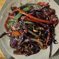 Wok vietnamita at A Porta Verde in Santiago De Compostela