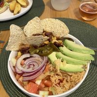 Tex mex bowl  at A Porta Verde in Santiago De Compostela