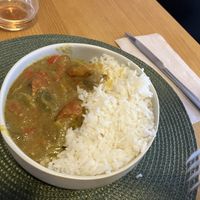 Green curry  at A Porta Verde in Santiago De Compostela