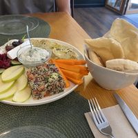 Mezze starter  at A Porta Verde in Santiago De Compostela