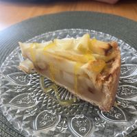 Tarta de manzanaa  at A Porta Verde in Santiago De Compostela