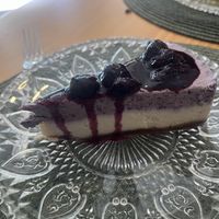 Tarta de arándanos y anacardos   at A Porta Verde in Santiago De Compostela