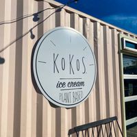 Sign at KOKOS Ice Cream (West Nash) in Nashville