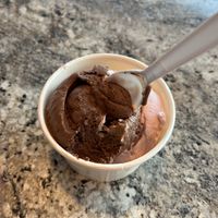 Chocolate and lavender  at Walia Creamery in Denver