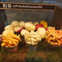 Potato fries at SIN - Potato Corner - Jewel in East Singapore
