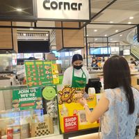 Stall front at SIN - Potato Corner - Jewel in East Singapore