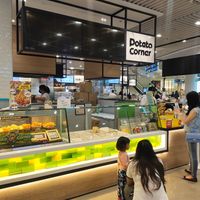 Stall front at SIN - Potato Corner - Jewel in East Singapore