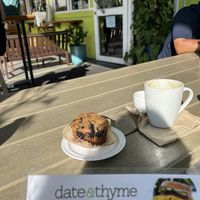 Awesome muffin!  at Date & Thyme - Help Yourself in Key West