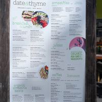 Menu at Date & Thyme - Help Yourself in Key West