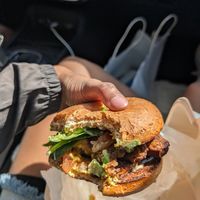 Vegan breakfast bagel (5/5) - Sub with Tempeh - Their best option! The bagel is homemade and a must try! at Date & Thyme - Help Yourself in Key West