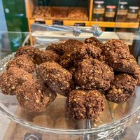 Chocolate and oats "Burganas"  at Seiva de Abril in Santiago De Compostela