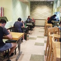Seating area at Whole Foods Market in Beverly Hills