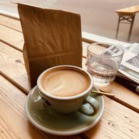 Vegan cookies hiding in the bag.  at Back to Black in Amsterdam