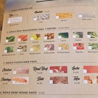 Menu1 (choose your bowl ingredients) at Uncle Van - Steingasse in Salzburg