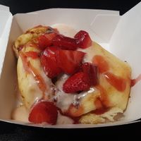 Strawberry bomb at Cinnaholic - Blue Diamond in Las Vegas