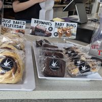 Yesterday's buns at reduced price plus other goodirs at Cinnaholic in Pearland