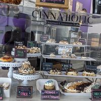 Today's delicious display at Cinnaholic in Pearland