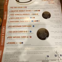 Menu at Nore in Kilkenny