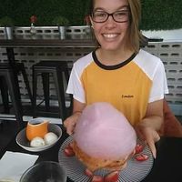 Fairy floss!!! at Lisica Cafe in Maribyrnong