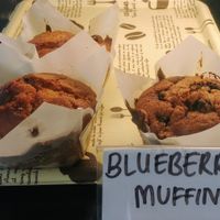 Muffins at Lisica Cafe in Maribyrnong