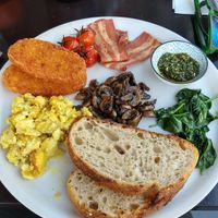 Big breakfast at Lisica Cafe in Maribyrnong