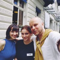 Selfie with that waitress :) at Uki Green in Warsaw