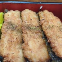 Fried eel. at Uki Green in Warsaw