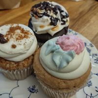 Smores, Turtle, and Rose. Vegan and Gluten-Free at Follow Your Heart Market & Cafe in Canoga Park