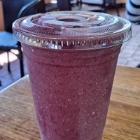 Tutti Frutti: Frozen banana, acaí nectar, blueberries, strawberries, and raspberries at Follow Your Heart Market & Cafe in Canoga Park