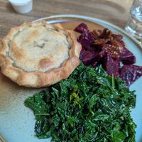 Chkn pot pie at Follow Your Heart Market & Cafe in Canoga Park