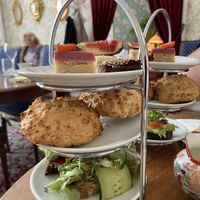 Vegan afternoon Tea 🌱  at Alice & Kattens Tesalong in Lund