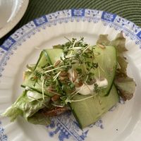 Vegan sandwich 🌱  at Alice & Kattens Tesalong in Lund