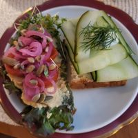 2 sandwiches at Alice & Kattens Tesalong in Lund