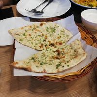 Garlic and Coriander Naan at Madras Cafe in Phuket