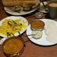 masala dosa, lemon rice, idli, sambar at Tamarind in Tokyo