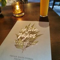 Vegan menu at The Brampton Mill in Huntingdon