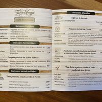 Drinks menu  #Veganuary at Terra Vega in Nantes