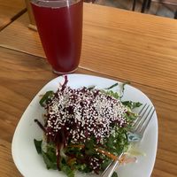 Ensalada mixta + agua de jamaica  at Pura vida in Tuxtla Gutierrez