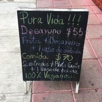 Comida corrida at Pura vida in Tuxtla Gutierrez