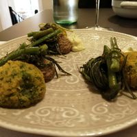 Polpette vegan at Orto in Gubbio