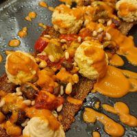 Quinoa con humus di ceci at Orto in Gubbio