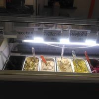 The vegan ice cream flavours at Gelateria Gianni in Bologna