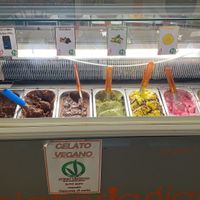 7 options of vegan gelato at Gelateria Gianni in Bologna