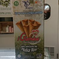 Vegan cone at Gelateria Gianni in Bologna