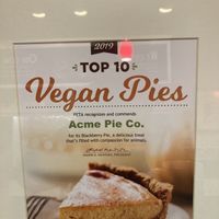 Sign in store at Acme Pie Company in Arlington